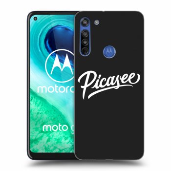 Picasee fekete szilikon tok az alábbi mobiltelefonokra Motorola Moto G8 - Picasee - White