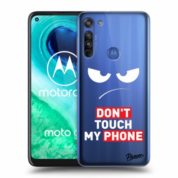Tok az alábbi mobiltelefonokra Motorola Moto G8 - Angry Eyes - Transparent