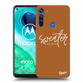 Picasee átlátszó szilikon tok az alábbi mobiltelefonokra Motorola Moto G8 - Sweater weather