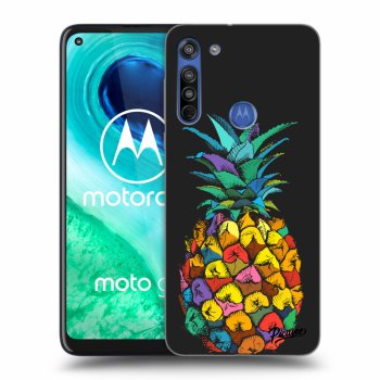 Picasee fekete szilikon tok az alábbi mobiltelefonokra Motorola Moto G8 - Pineapple