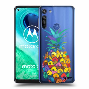 Picasee átlátszó szilikon tok az alábbi mobiltelefonokra Motorola Moto G8 - Pineapple