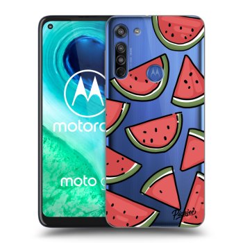 Picasee átlátszó szilikon tok az alábbi mobiltelefonokra Motorola Moto G8 - Melone