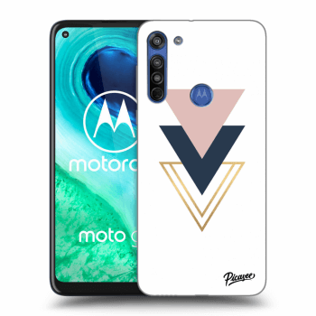 Picasee átlátszó szilikon tok az alábbi mobiltelefonokra Motorola Moto G8 - Triangles