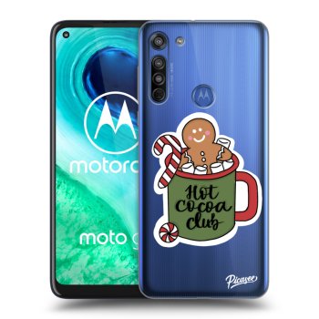 Picasee átlátszó szilikon tok az alábbi mobiltelefonokra Motorola Moto G8 - Hot Cocoa Club