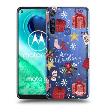 Picasee átlátszó szilikon tok az alábbi mobiltelefonokra Motorola Moto G8 - Christmas