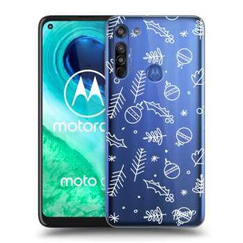 Picasee átlátszó szilikon tok az alábbi mobiltelefonokra Motorola Moto G8 - Mistletoe