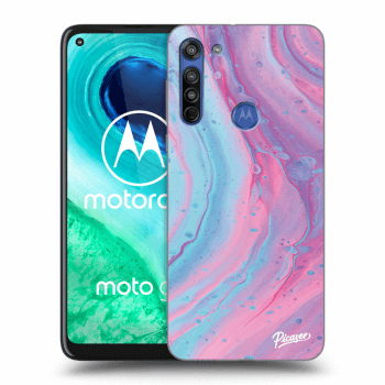 Tok az alábbi mobiltelefonokra Motorola Moto G8 - Pink liquid