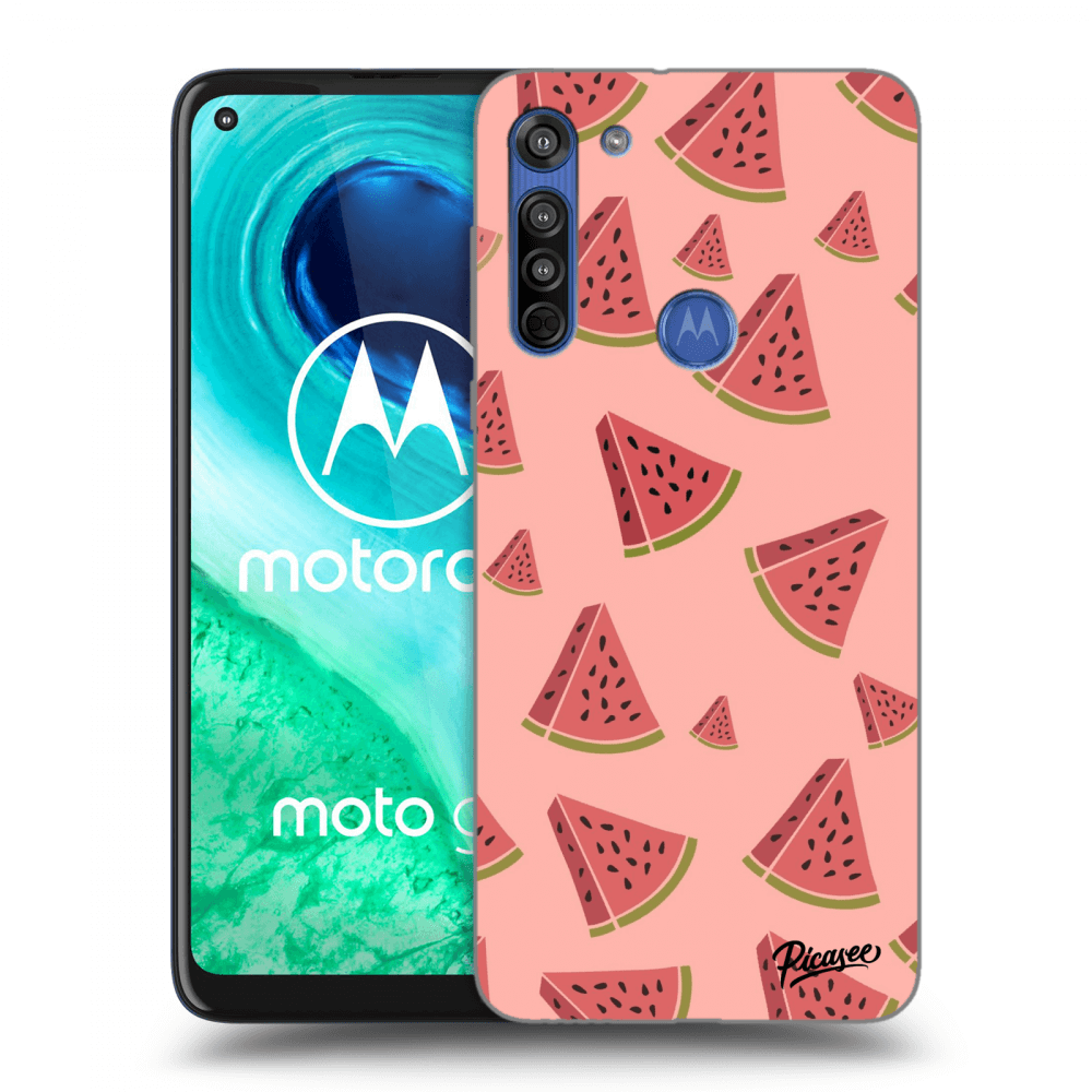Picasee átlátszó szilikon tok az alábbi mobiltelefonokra Motorola Moto G8 - Watermelon