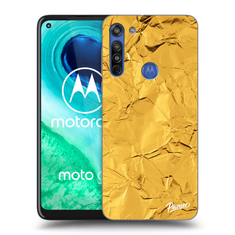 Picasee átlátszó szilikon tok az alábbi mobiltelefonokra Motorola Moto G8 - Gold