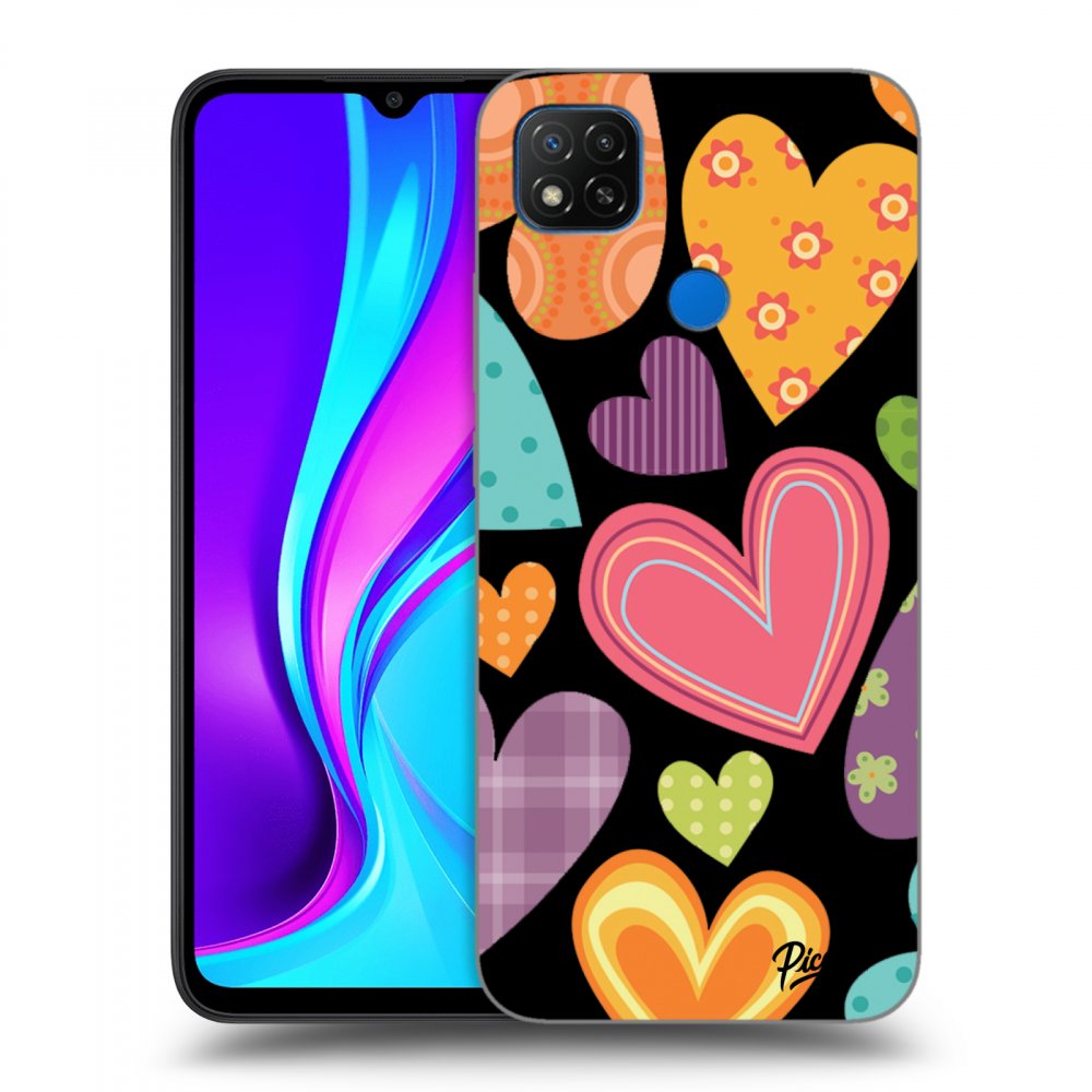 Picasee ULTIMATE CASE Xiaomi Redmi 9C - készülékre - Colored heart