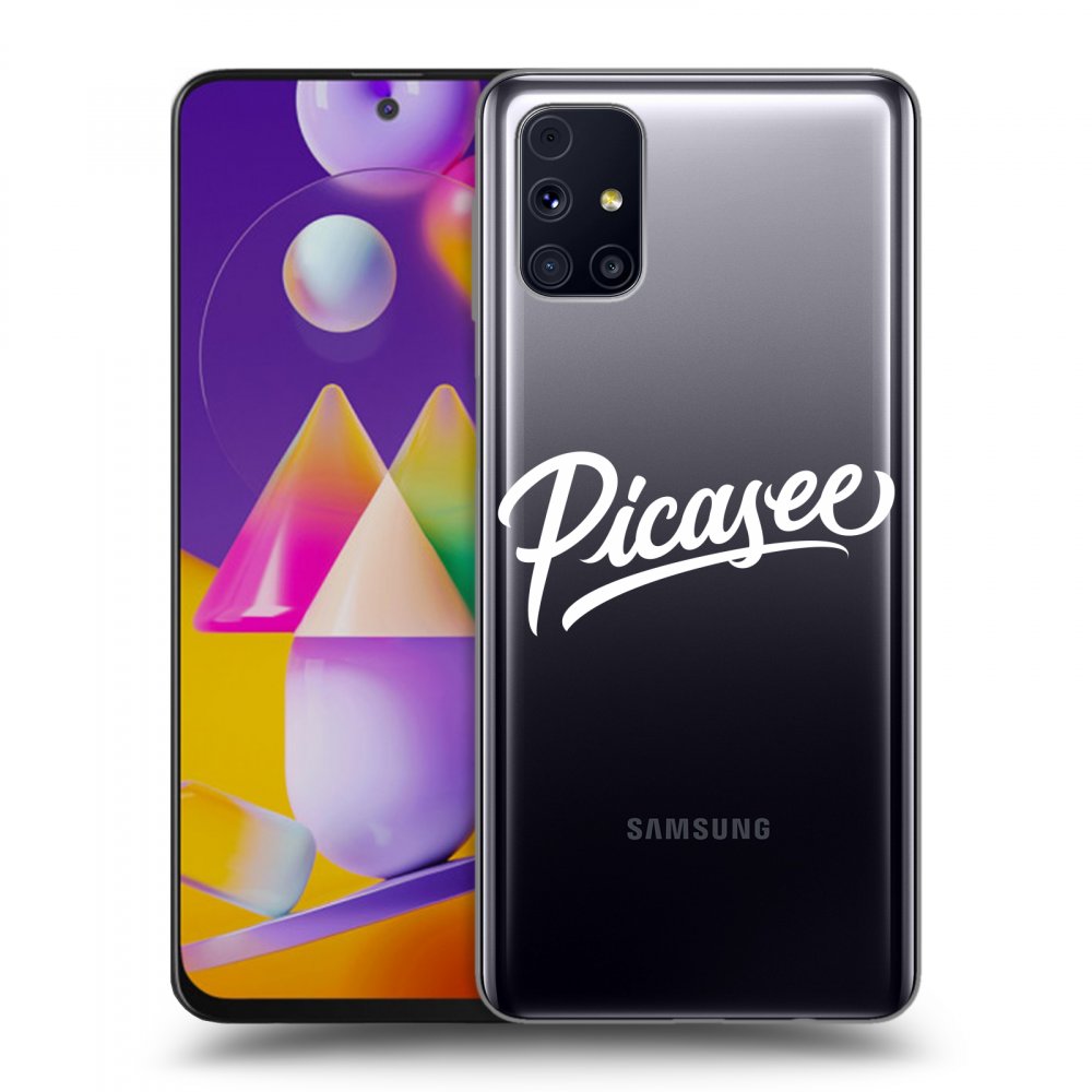 Picasee átlátszó szilikon tok az alábbi mobiltelefonokra Samsung Galaxy M31s - Picasee - White