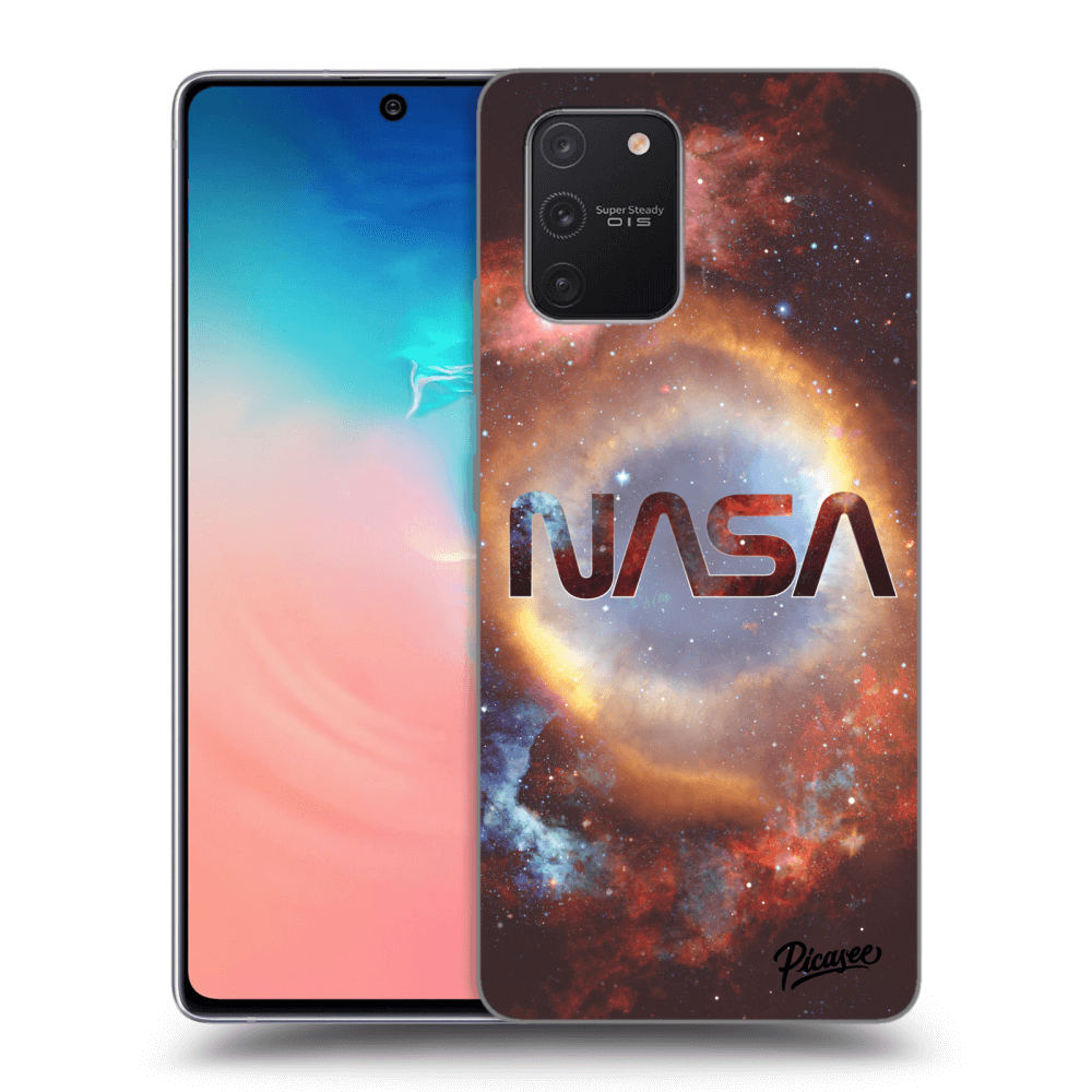 Picasee fekete szilikon tok az alábbi mobiltelefonokra Samsung Galaxy S10 Lite - Nebula
