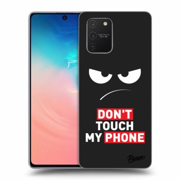 Tok az alábbi mobiltelefonokra Samsung Galaxy S10 Lite - Angry Eyes - Transparent