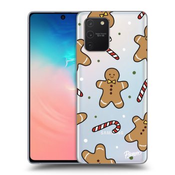 Picasee átlátszó szilikon tok az alábbi mobiltelefonokra Samsung Galaxy S10 Lite - Gingerbread
