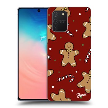 Picasee átlátszó szilikon tok az alábbi mobiltelefonokra Samsung Galaxy S10 Lite - Gingerbread 2