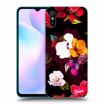 Szilikon tok erre a típusra Xiaomi Redmi 9A - Flowers and Berries