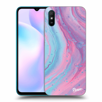 Szilikon tok erre a típusra Xiaomi Redmi 9A - Pink liquid