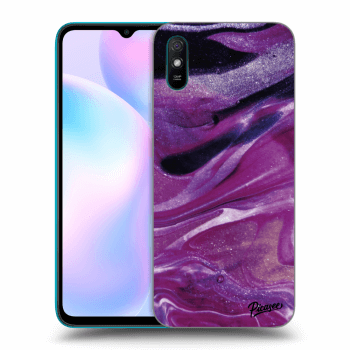 Szilikon tok erre a típusra Xiaomi Redmi 9A - Purple glitter