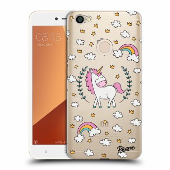Picasee műanyag átlátszó tok az alábbi mobiltelefonokra Xiaomi Redmi Note 5A Prime - Unicorn star heaven