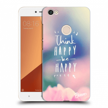 Picasee átlátszó szilikon tok az alábbi mobiltelefonokra Xiaomi Redmi Note 5A Prime - Think happy be happy