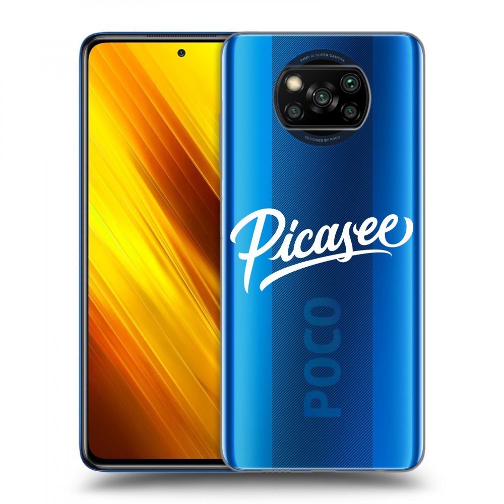 Picasee átlátszó szilikon tok az alábbi mobiltelefonokra Xiaomi Poco X3 - Picasee - White