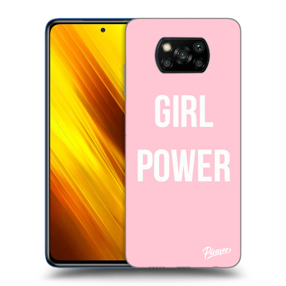 Picasee átlátszó szilikon tok az alábbi mobiltelefonokra Xiaomi Poco X3 - Girl power