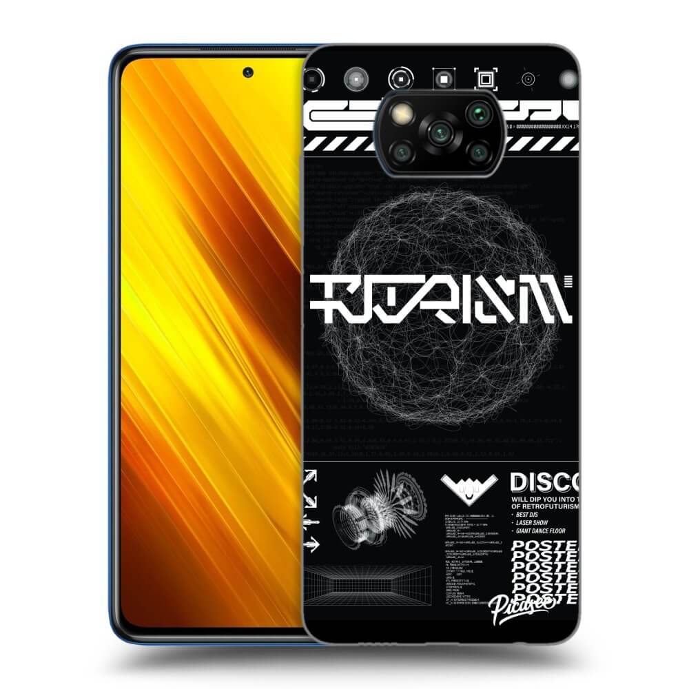 Picasee ULTIMATE CASE Xiaomi Poco X3 - készülékre - BLACK DISCO
