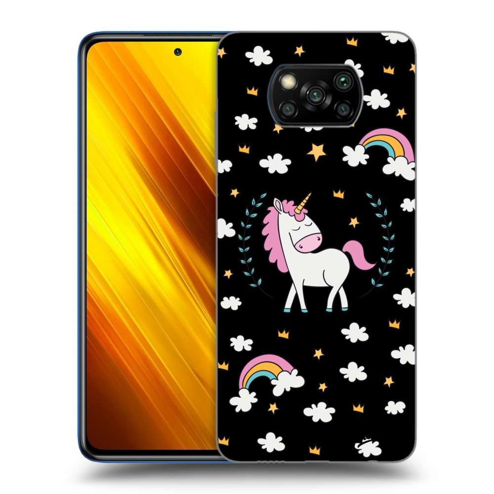 Picasee ULTIMATE CASE Xiaomi Poco X3 - készülékre - Unicorn star heaven