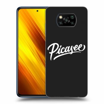 Picasee fekete szilikon tok az alábbi mobiltelefonokra Xiaomi Poco X3 - Picasee - White