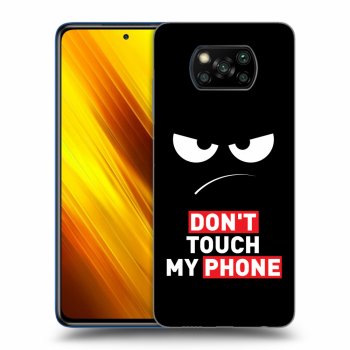Szilikon tok erre a típusra Xiaomi Poco X3 - Angry Eyes - Transparent
