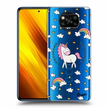 Picasee átlátszó szilikon tok az alábbi mobiltelefonokra Xiaomi Poco X3 - Unicorn star heaven