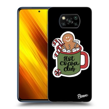 Picasee fekete szilikon tok az alábbi mobiltelefonokra Xiaomi Poco X3 - Hot Cocoa Club