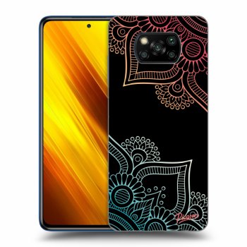 Szilikon tok erre a típusra Xiaomi Poco X3 - Flowers pattern