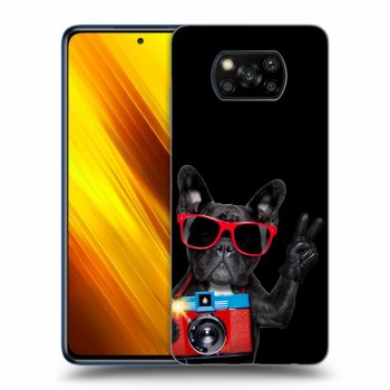 Szilikon tok erre a típusra Xiaomi Poco X3 - French Bulldog