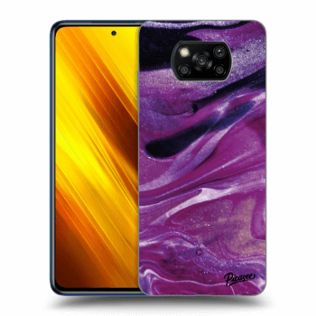 Szilikon tok erre a típusra Xiaomi Poco X3 - Purple glitter