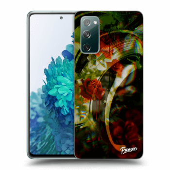 Picasee fekete szilikon tok az alábbi mobiltelefonokra Samsung Galaxy S20 FE - Roses color