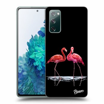 Szilikon tok erre a típusra Samsung Galaxy S20 FE - Flamingos couple
