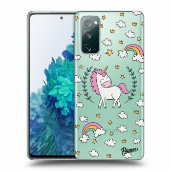 Picasee átlátszó szilikon tok az alábbi mobiltelefonokra Samsung Galaxy S20 FE - Unicorn star heaven