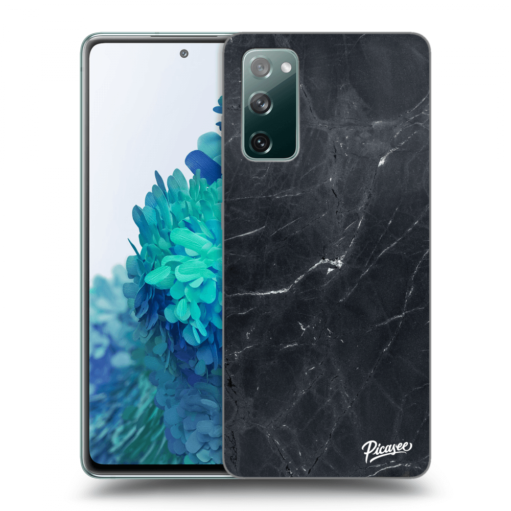 Picasee átlátszó szilikon tok az alábbi mobiltelefonokra Samsung Galaxy S20 FE - Black marble
