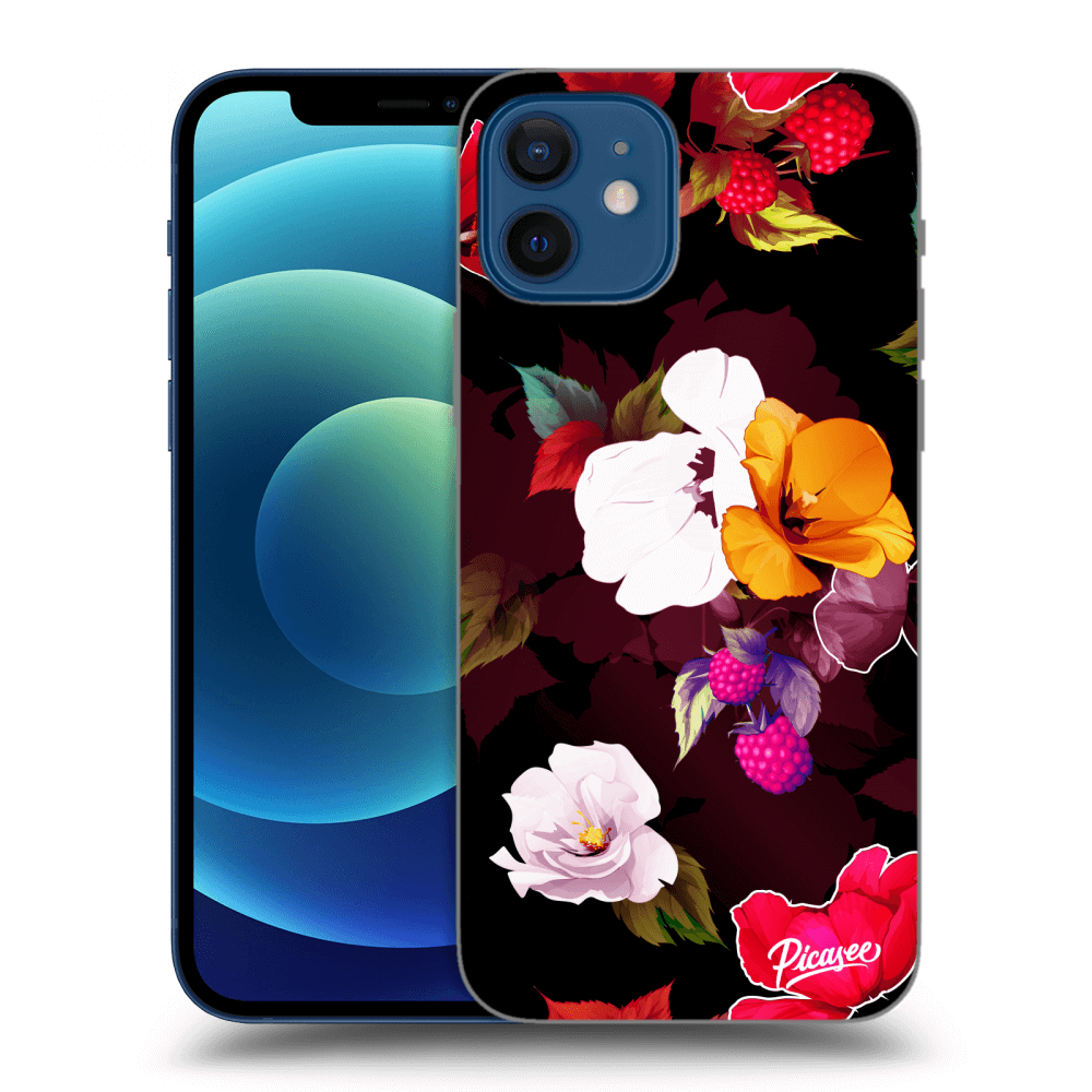 Picasee ULTIMATE CASE MagSafe Apple iPhone 12 - készülékre - Flowers and Berries
