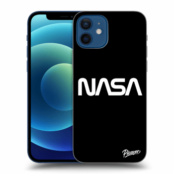 Picasee fekete szilikon tok az alábbi mobiltelefonokra Apple iPhone 12 - NASA Basic