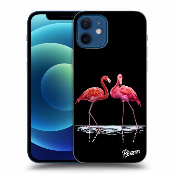 Picasee ULTIMATE CASE MagSafe Apple iPhone 12 - készülékre - Flamingos couple
