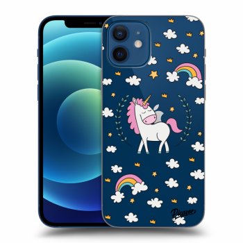 Picasee átlátszó szilikon tok az alábbi mobiltelefonokra Apple iPhone 12 - Unicorn star heaven