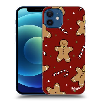 Picasee fekete szilikon tok az alábbi mobiltelefonokra Apple iPhone 12 - Gingerbread 2