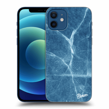 Picasee átlátszó szilikon tok az alábbi mobiltelefonokra Apple iPhone 12 - Blue marble