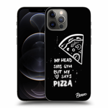 Picasee átlátszó szilikon tok az alábbi mobiltelefonokra Apple iPhone 12 Pro - Pizza
