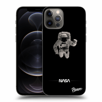 Picasee átlátszó szilikon tok az alábbi mobiltelefonokra Apple iPhone 12 Pro - Astronaut Minimal