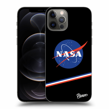 Picasee fekete szilikon tok az alábbi mobiltelefonokra Apple iPhone 12 Pro - NASA Original