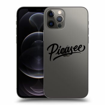 Picasee átlátszó szilikon tok az alábbi mobiltelefonokra Apple iPhone 12 Pro - Picasee - black