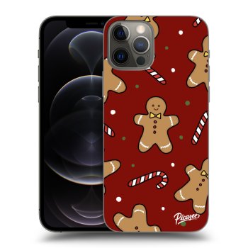 Picasee fekete szilikon tok az alábbi mobiltelefonokra Apple iPhone 12 Pro - Gingerbread 2